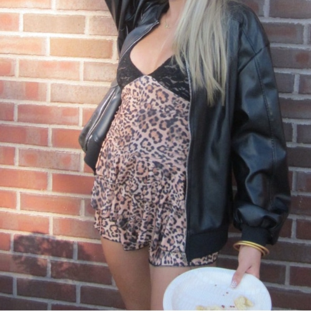 Cheetah print dress